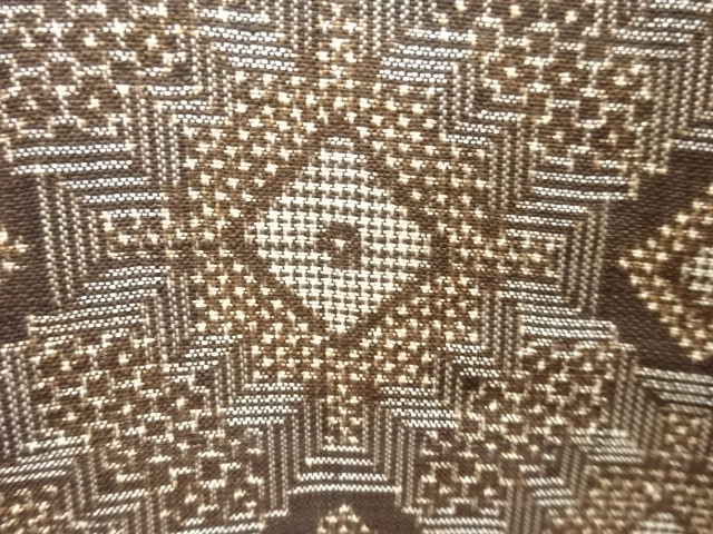 JAPANESE KIMONO / ANTIQUE KIMONO / SILK / DORO OSHIMA TSUMUGI